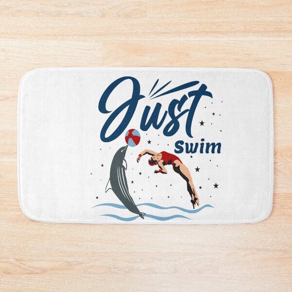 Item preview, Funny Swimmer Quote , Just Swim  designed and sold by remonss.