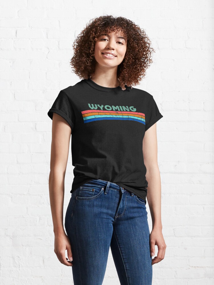 Wyoming Cool Retro Classic T-Shirt