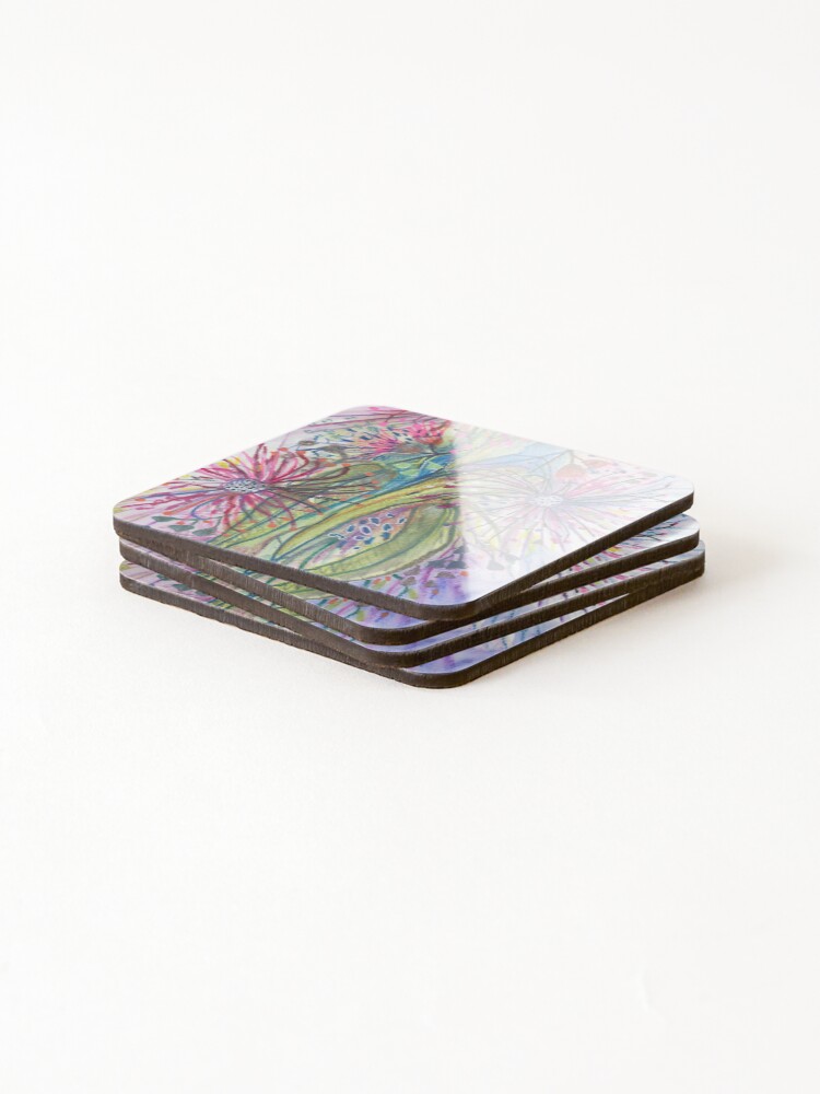 Thumbnail 4 of 5, Coasters (Set of 4), Spring designed and sold by cjconcepts.