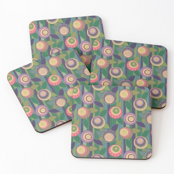 Item preview, Faux Embroidered Patchwork Flower Garden designed and sold by Missman.