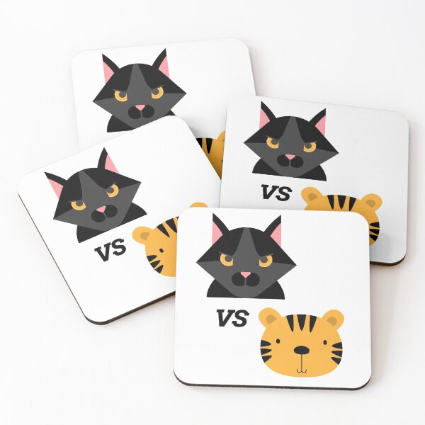 Item preview, Cat vs Tiger Design designed and sold by boopsblunt.