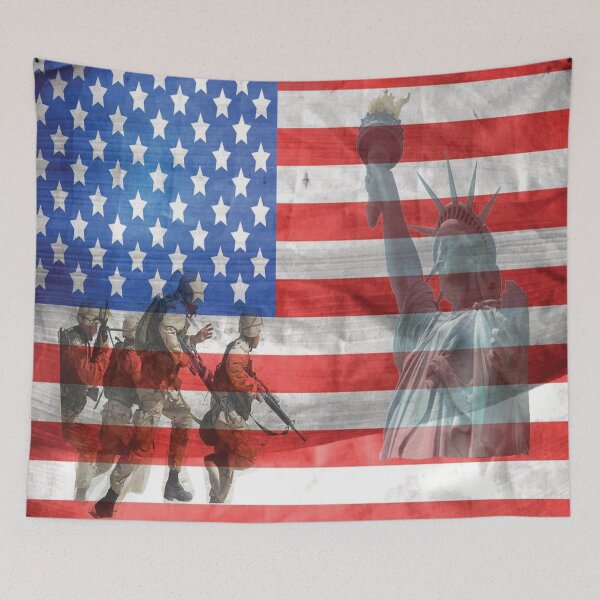Item preview, USA flag  designed and sold by kikinafashion.