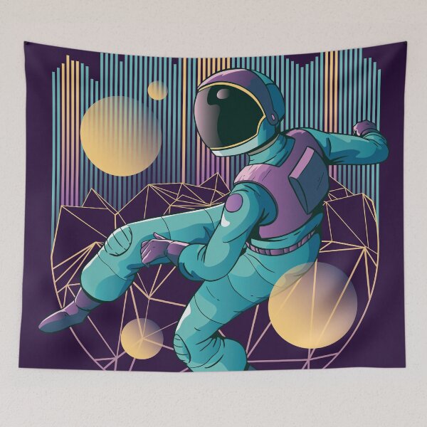 Item preview, Vibrant Techno Astronaut designed and sold by SLAG-Creative.