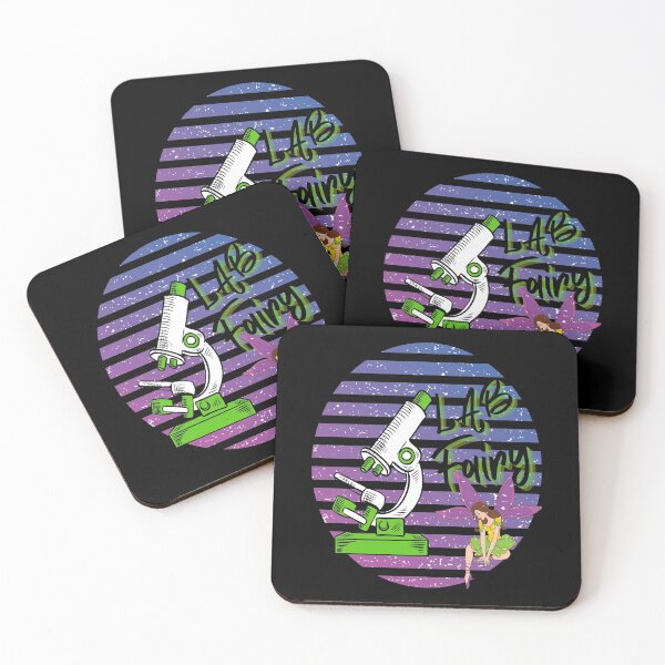 Item preview, LAB SCIENTIST PURPLE FAIRY WITH MICROSCOPE MEDICAL LABORATORY SCIENTIST  designed and sold by Hippiesole.