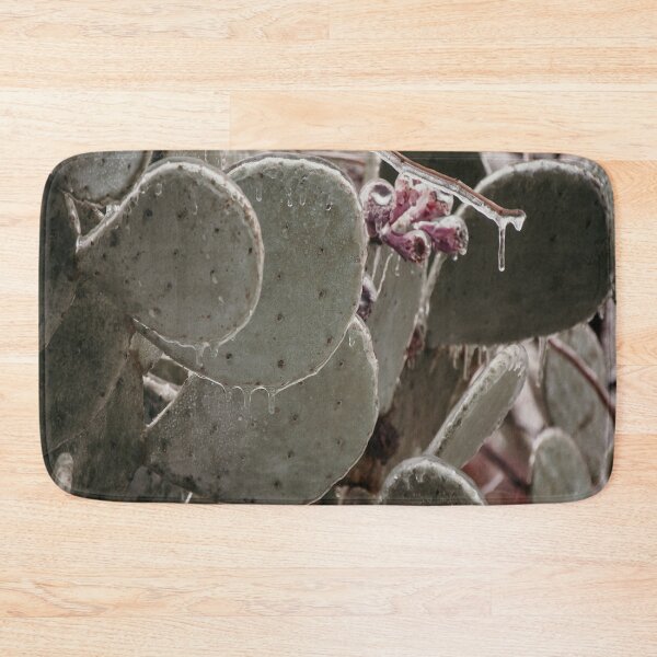 Item preview, Frozen Winter Icy Cactus Blooms designed and sold by JLPhotographer.