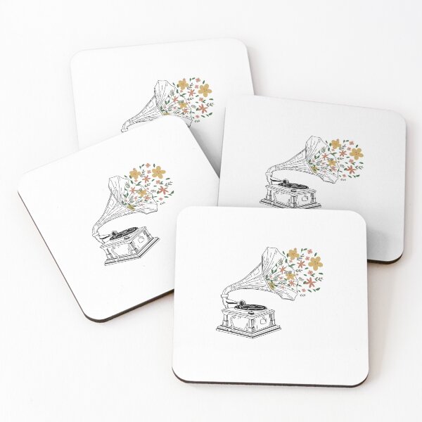Item preview, Gramophone with Flowers designed and sold by Milli Co Studio.