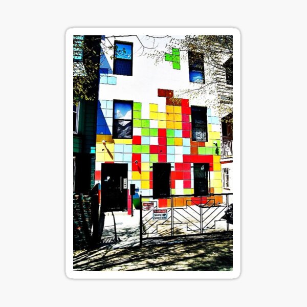 The Tetris Apartment Sticker
