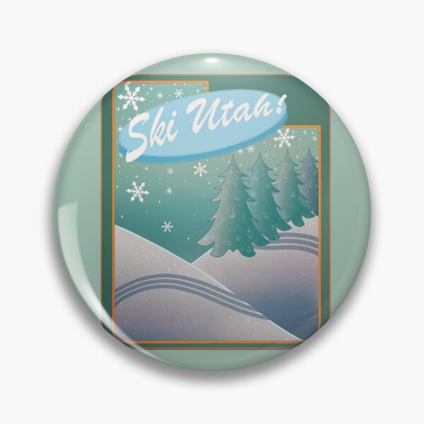 Item preview, Ski Utah Snow Sticker designed and sold by ABHolliART.