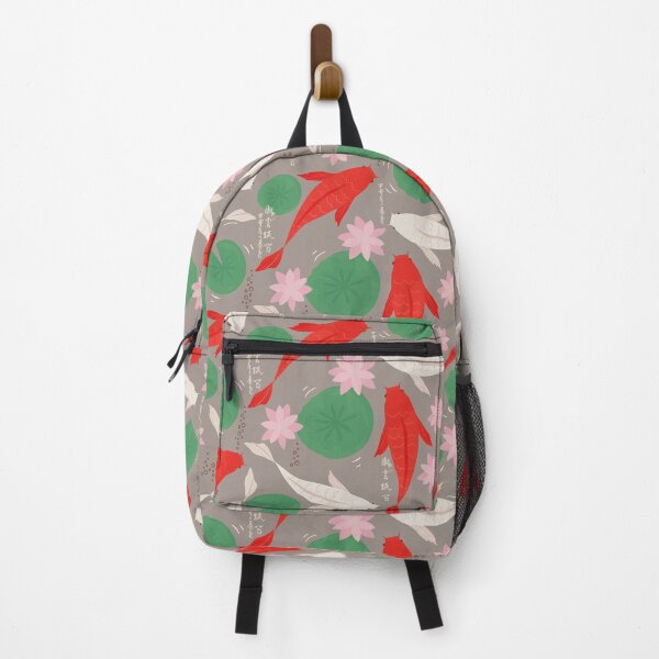 Item preview, Koi fish japanese pattern with water lily designed and sold by PG Illustration.
