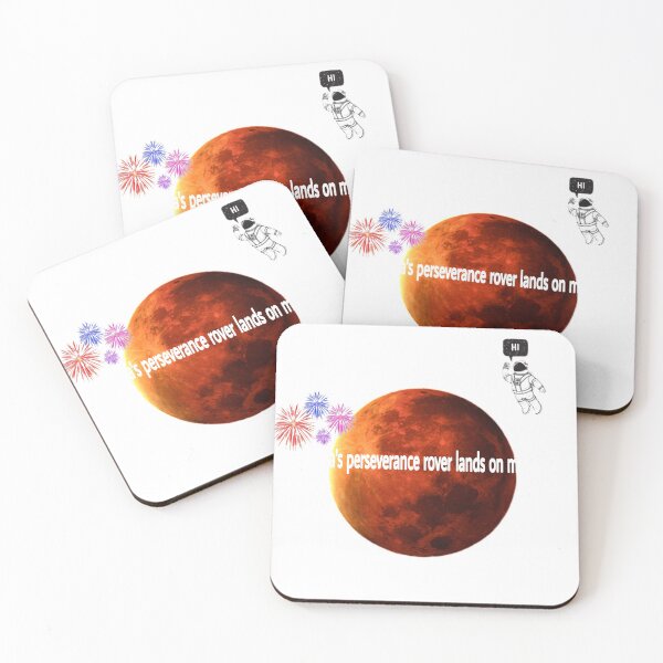 Item preview, nasa's perseverance rover lands on mars designed and sold by Redhock.
