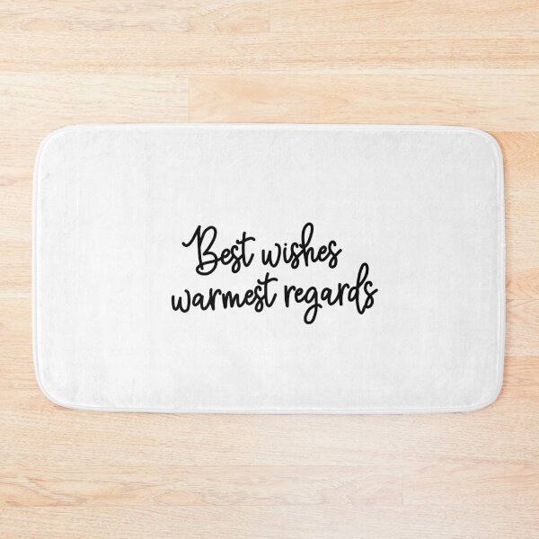 Item preview, Best wishes warmest regards designed and sold by Mads Made Designs.
