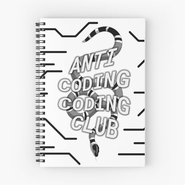 Item preview, Anti Coding Coding Club Cyberpunk Snake designed and sold by philipdev.