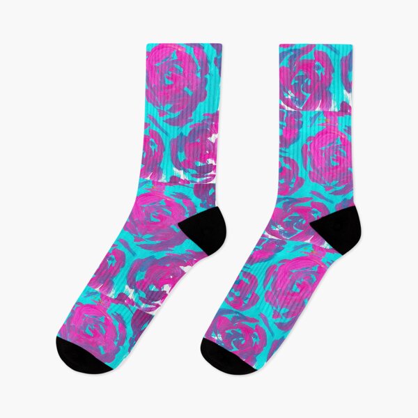 Item preview, Aqua & Magenta Roses designed and sold by Lauren Livergood.