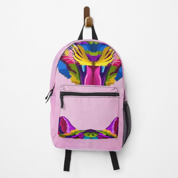 Item preview, Tiger Head illustration with vibrant colors designed and sold by kalud-zoldyck.