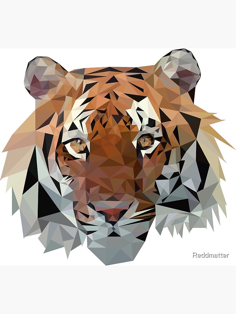 Geometric Tiger by Reddmatter