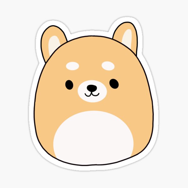 angie dog squishmallow sticker for sale by jessicaruss redbubble