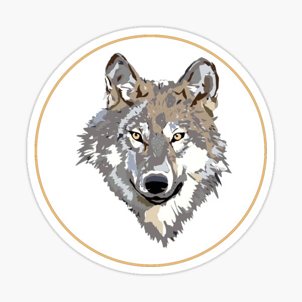 Wolf Sticker