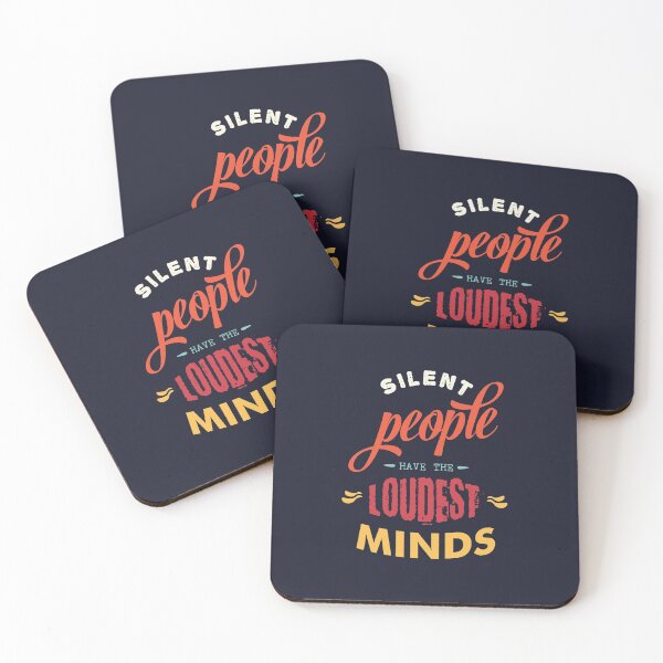 Item preview, Quiet People Have Loudest Mind designed and sold by Mqyou.