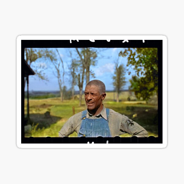 Item preview, "Negro tenant farmer" in Jefferson County, Kansas, 1938. designed and sold by Dana Keller.
