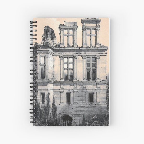 Item preview, Antique French Illustration of the Chateaux de France Ruins  designed and sold by Karianne Potter.