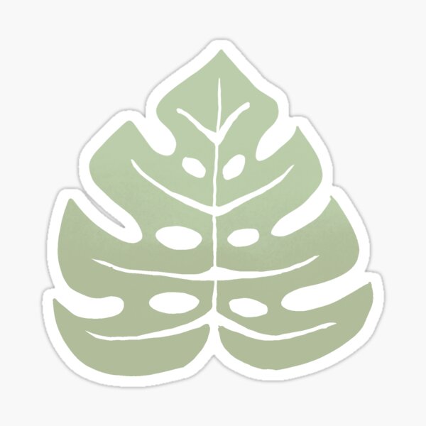 Boho leaf Sticker
