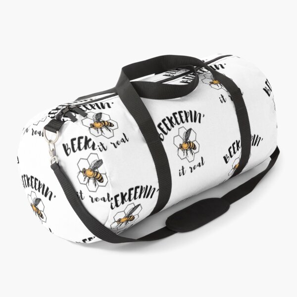 Item preview, Beekeeping Quote / Keepin' It Real Funny Beekeeper Bees Art design designed and sold by CreatedByHeidi.