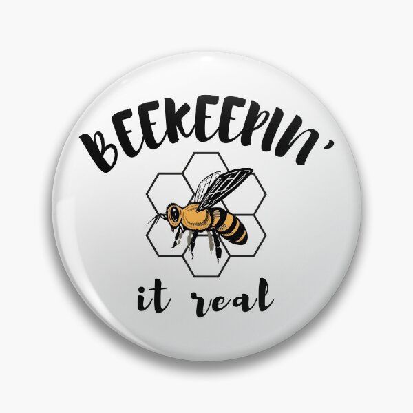 Item preview, Beekeeping Quote / Keepin' It Real Funny Beekeeper Bees Art design designed and sold by CreatedByHeidi.