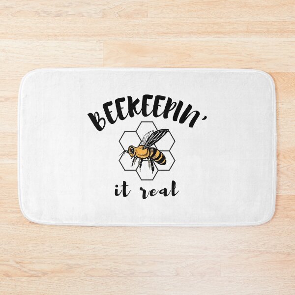 Item preview, Beekeeping Quote / Keepin' It Real Funny Beekeeper Bees Art design designed and sold by CreatedByHeidi.