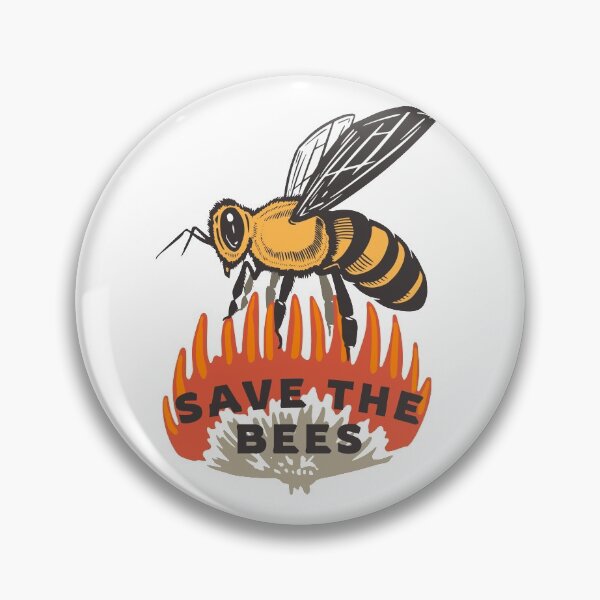 Item preview, Save the Bees Quote / Pollinators Environmental Awareness design designed and sold by CreatedByHeidi.