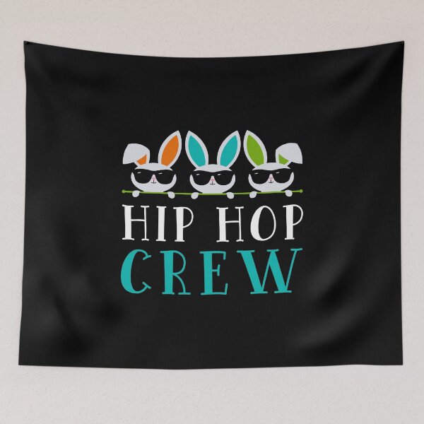 Artikelvorschau, Hip Hop Crew Sprichwort / Osterhasen Sonnenbrille Grafik Niedliches Design entworfen und verkauft von CreatedByHeidi.