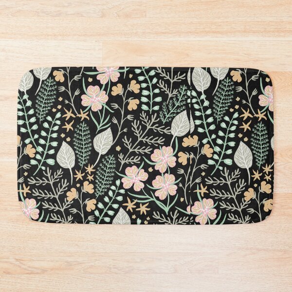 Item preview, Flowers leaves pattern designed and sold by Delicarte.
