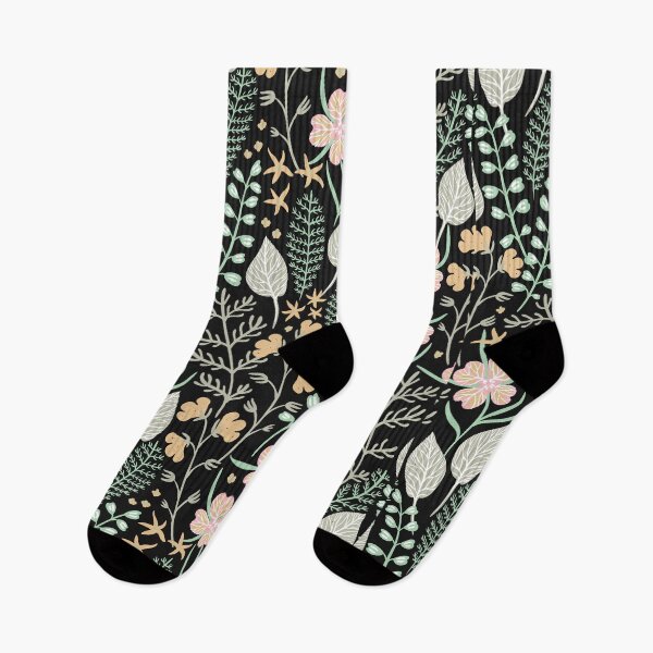 Item preview, Flowers leaves pattern designed and sold by Delicarte.