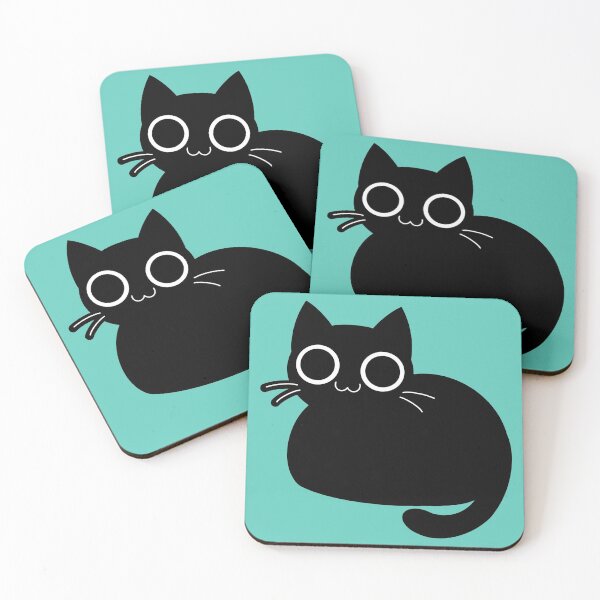 Item preview, Black cat loaf designed and sold by JacketDoodles.