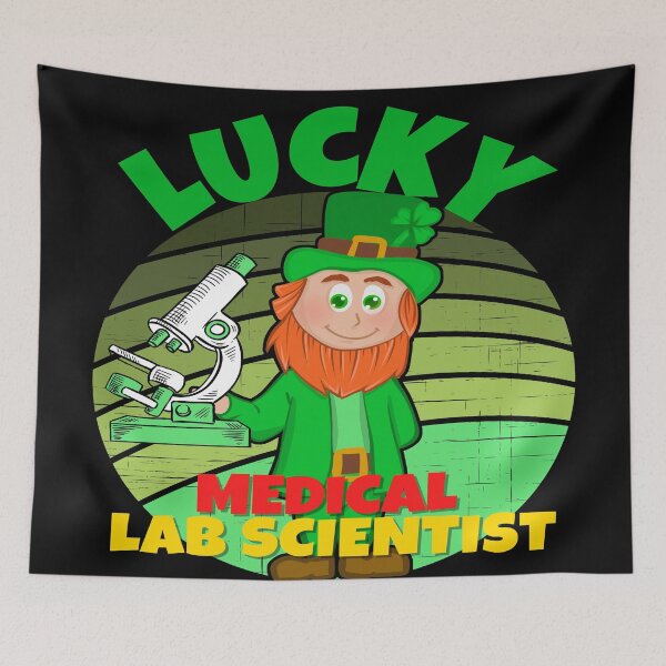 Item preview, LUCKY MEDICAL LAB SCIENTIST ST PATRICKS DAY MEDICAL LABORATORY SCIENTIST  designed and sold by Hippiesole.