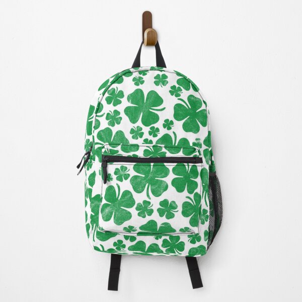Item preview, Green Shamrocks Pattern | Four-Leafed Clover Vintage St. Patrick's Day Pattern designed and sold by Rabbitti.