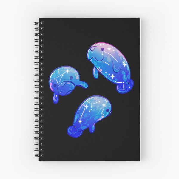 Item preview, Galaxy Manatee Family (Sticker Set) designed and sold by GalaxyChicken.