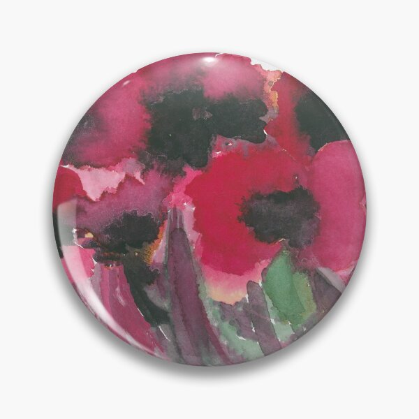 Item preview, Abstract Flowers Watercolor Painting  designed and sold by Eugenia Alvarez.