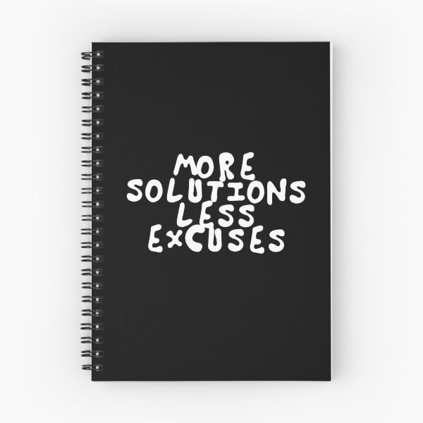Item preview, MORE Solutions LESS EXCUSES designed and sold by modernzen.