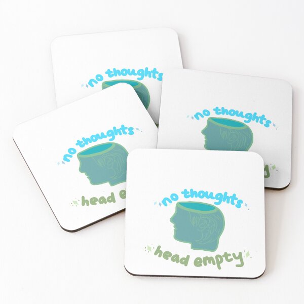 Item preview, No Thoughts Head Empty - Blue Green designed and sold by beccaamac.