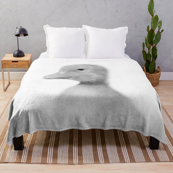Artikelvorschau, Baby Duckling Black & White Kunstdruck von Zouzounio Art entworfen und verkauft von zouzounioart.