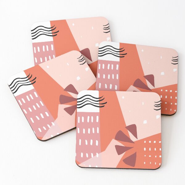 Item preview, Line Art, Pink Tones Pattern designed and sold by Pique-Interest.