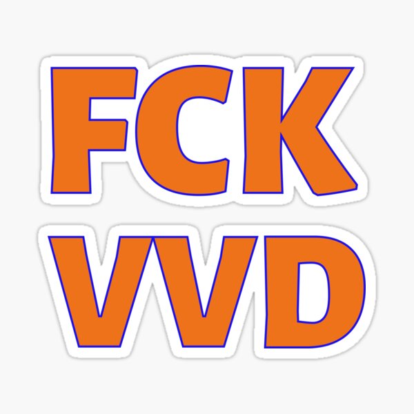 FCK VVD Sticker
