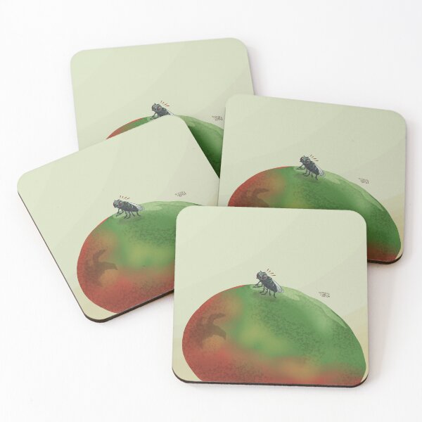 Item preview, House Fly Scheming on Mango designed and sold by strudeldoodle.