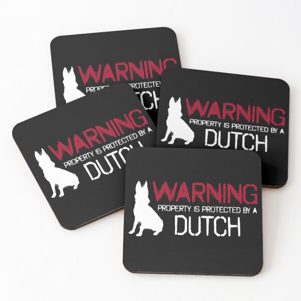 Item preview, Warning Property Is Protected By A Dutch - Cool Dutch Shepherd designed and sold by Guarddogdrive.