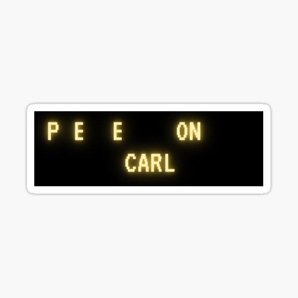 Item preview, Pee On Carl (iCarly) designed and sold by Sailboat89.
