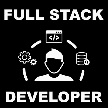 Artwork thumbnail, Full Stack Developer, Software Engineer, Computer Science, Web, WWW, Programming Humor, HTML by Max-Wear