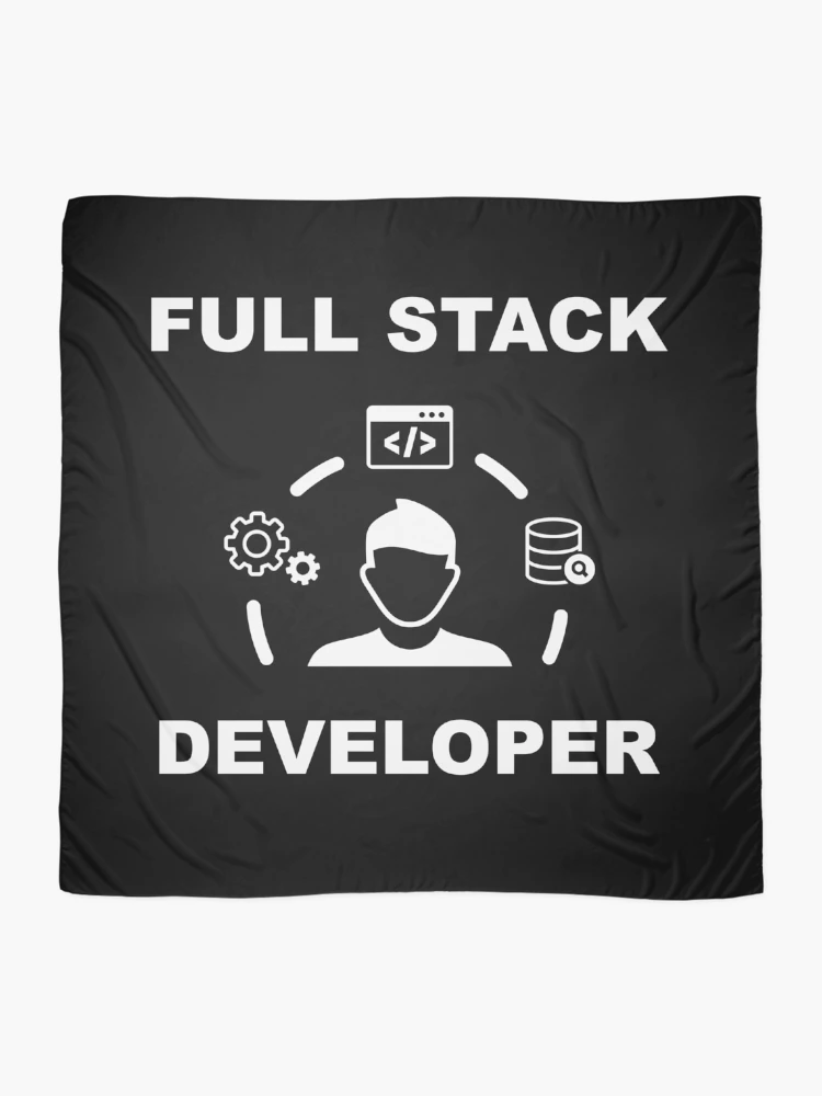 Thumbnail 2 of 3, Scarf, Full Stack Developer, Software Engineer, Computer Science, Web, WWW, Programming Humor, HTML designed and sold by Max-Wear.