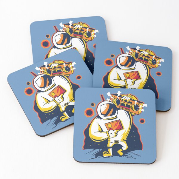 Item preview, Retro Astronaut with Boombox designed and sold by SLAG-Creative.