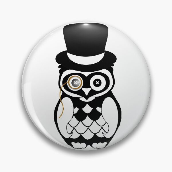 Item preview, Gentleman eagle owl owl bird owl designed and sold by titanosdesign.