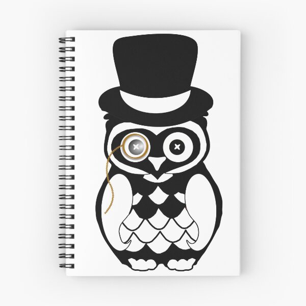 Item preview, Gentleman eagle owl owl bird owl designed and sold by titanosdesign.